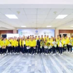 У Києві урочисто зустріли національну збірну команду України після тріумфу на ЄЮОФ-2025