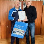 Сьогодні голова ГО «Відділення Національного олімпійського комітету України в Івано-Франківській області» Мирослав Карабін передав подяку від імені президента Національного олімпійського комітету України